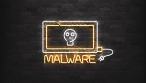 Malware Neon Schild shutterstock 1198579678 700