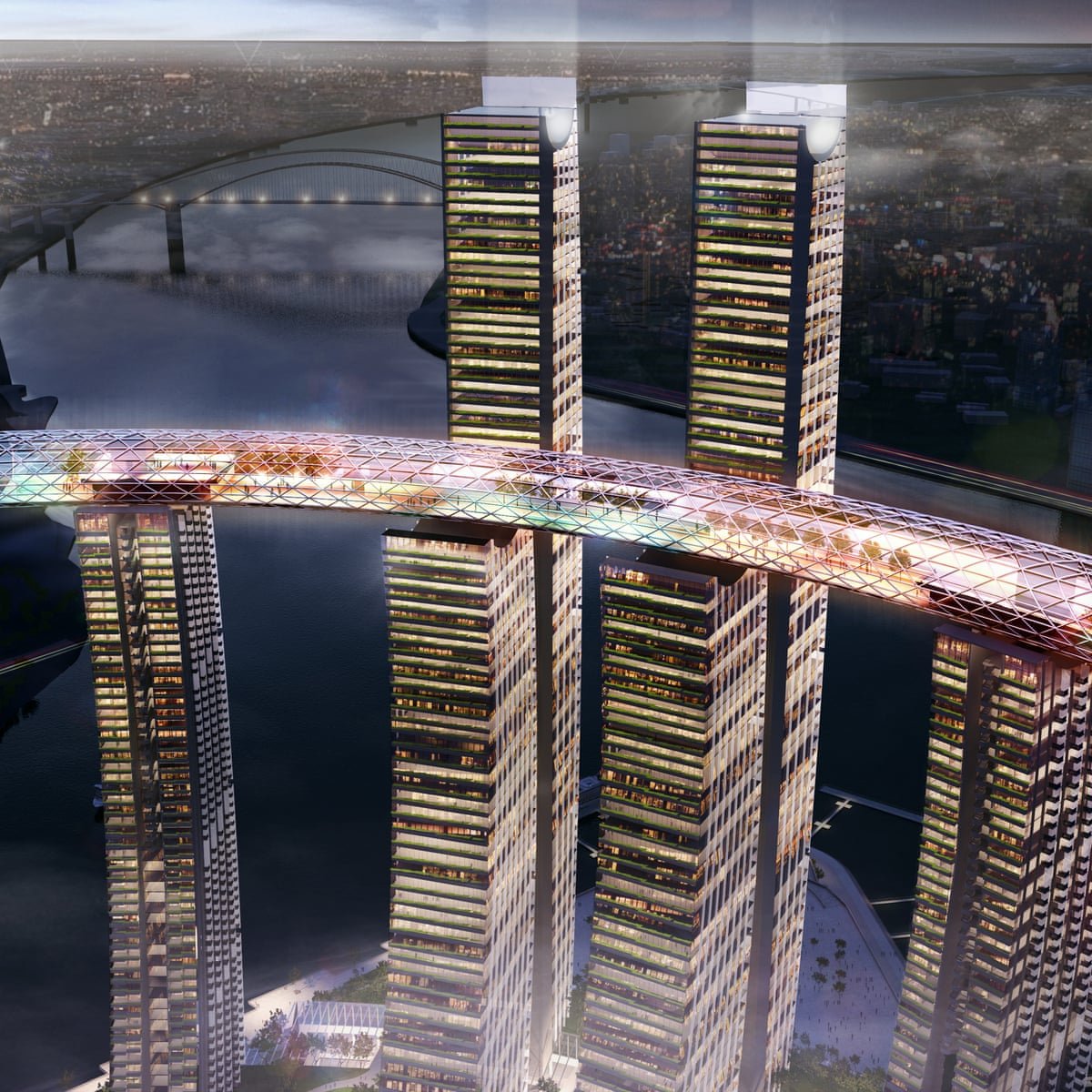 Safdie Architects Horizontal Skyscraper