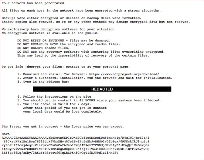 DoppelPaymer Ransomware Group: A Threat To Enterprises - BLARROW - Innovating the Digital Future DopplePaymer Ransom Note