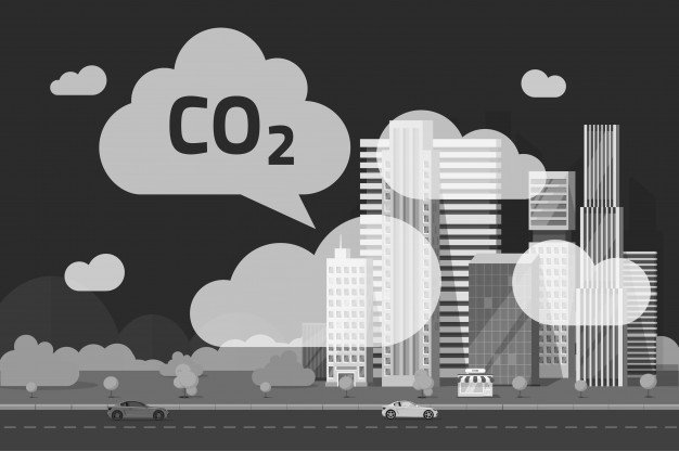 co2 emissions by big city illustration flat cartoon style 101884 54